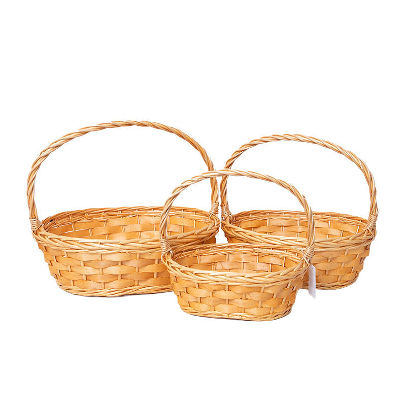 Handcrafted Woven Storage Baskets Set | High & Bury