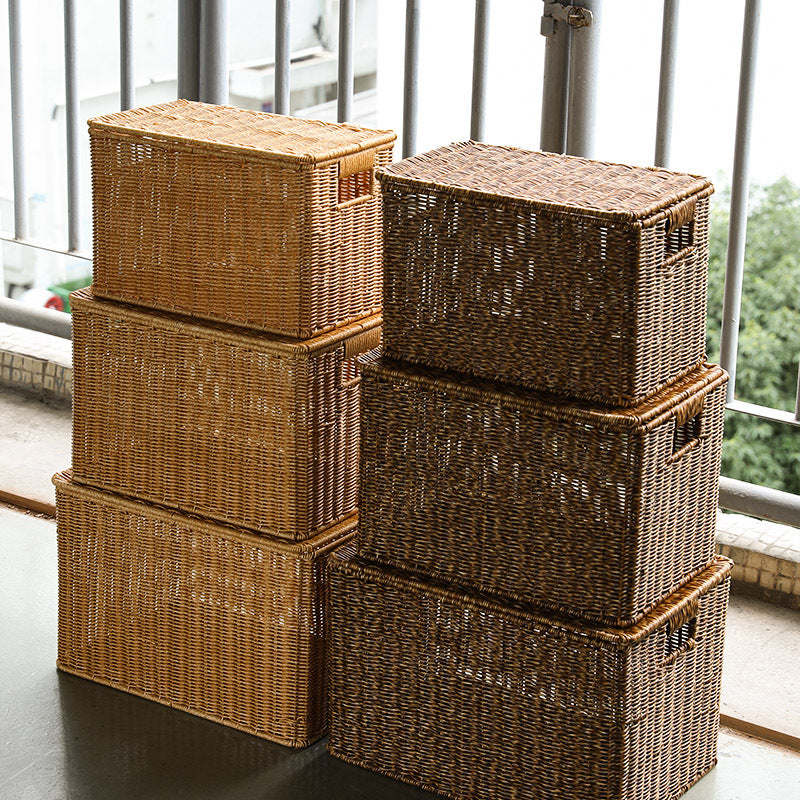 Handcrafted Woven Storage Bucket | High & Bury