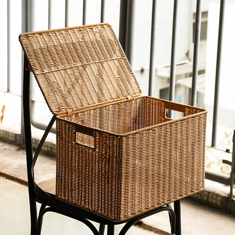 Handcrafted Woven Storage Bucket | High & Bury