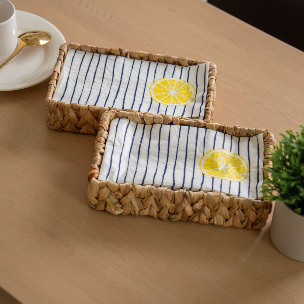 Handcrafted Woven Storage Cube | High & Bury
