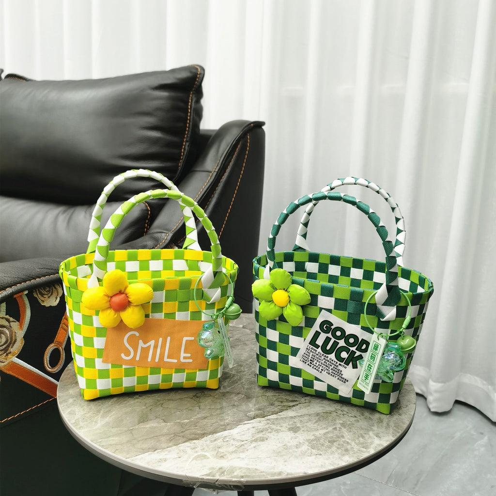 Handcrafted Woven Tote Bag | High & Bury