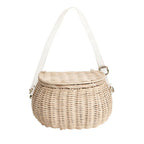 Handmade Basket Bag Soft Textile Handwoven | High & Bury