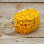 Handmade Basket Bag Soft Textile Handwoven | High & Bury