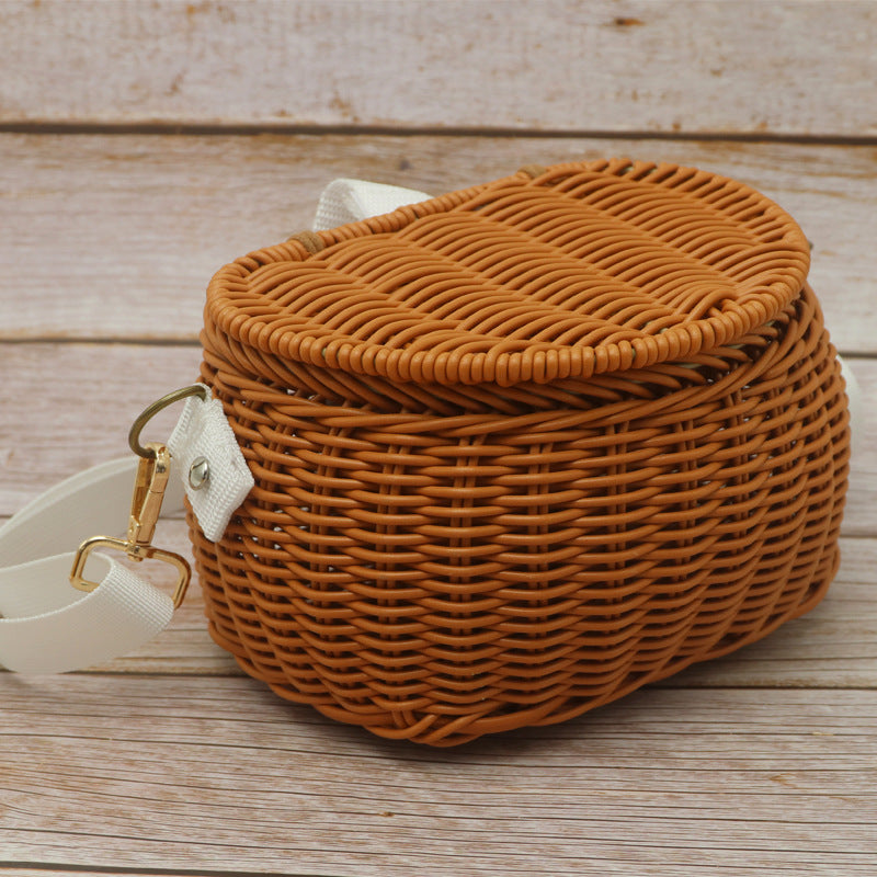 Handmade Basket Bag Soft Textile Handwoven | High & Bury