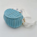 Handmade Basket Bag Soft Textile Handwoven | High & Bury