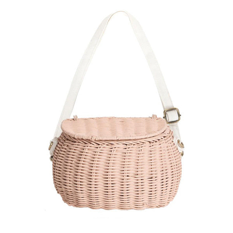 Handmade Basket Bag Soft Textile Handwoven | High & Bury