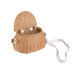 Handmade Basket Bag Soft Textile Handwoven | High & Bury