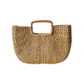 Handmade Beach Bag made of Braided Rattan | High & Bury