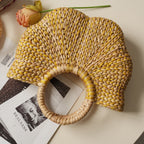 Handmade Beach Bag made of Braided Seagrass | High & Bury