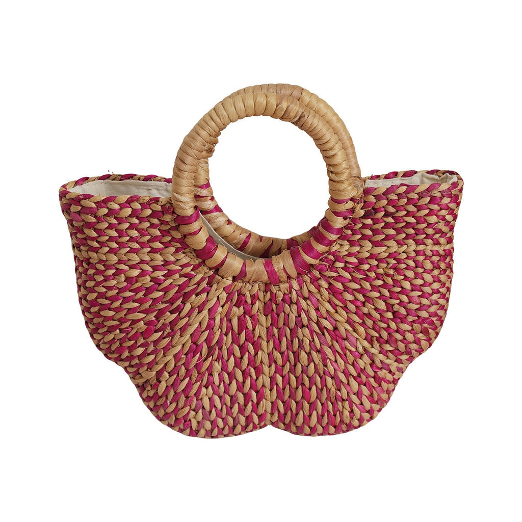 Handmade Beach Bag made of Braided Seagrass | High & Bury