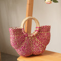 Handmade Beach Bag made of Braided Seagrass | High & Bury