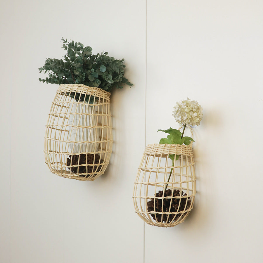 Handmade Decoration Basket made of Natural Material | High & Bury