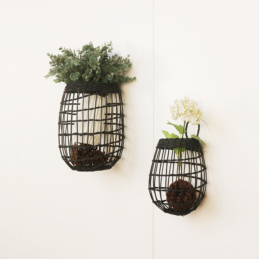 Handmade Decoration Basket made of Natural Material | High & Bury