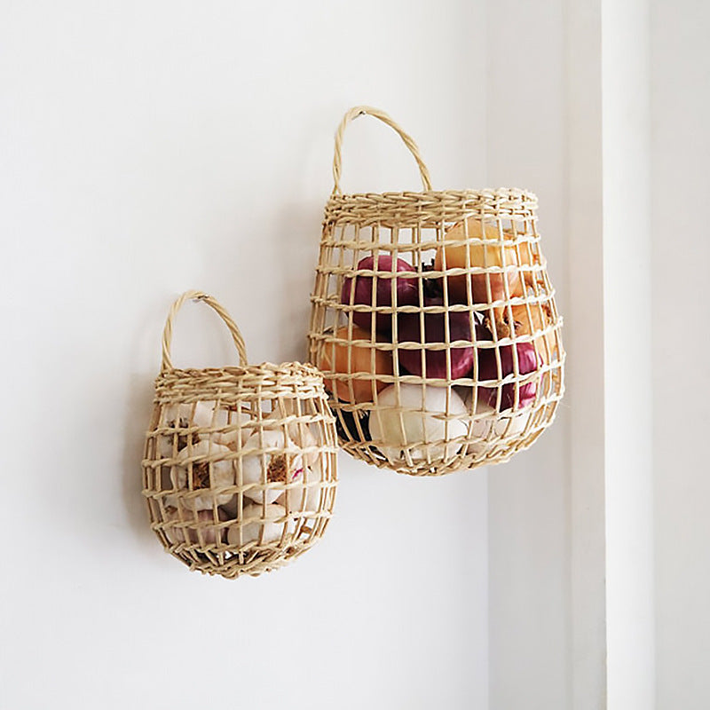 Handmade Decoration Basket made of Natural Material | High & Bury