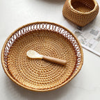 Handmade Fruit and Snack Basket Woven Natural Fiber Handcrafted | High & Bury