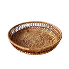 Handmade Fruit and Snack Basket Woven Natural Fiber Handcrafted | High & Bury