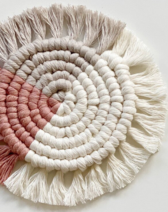 Handmade Macrame Decorative Wall Hanging | High & Bury