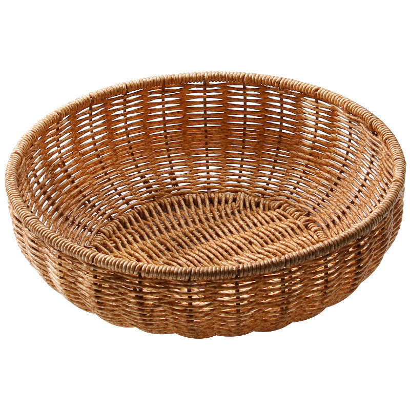 Handmade Natural Woven Fruit Bowl | High & Bury
