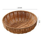 Handmade Natural Woven Fruit Bowl | High & Bury