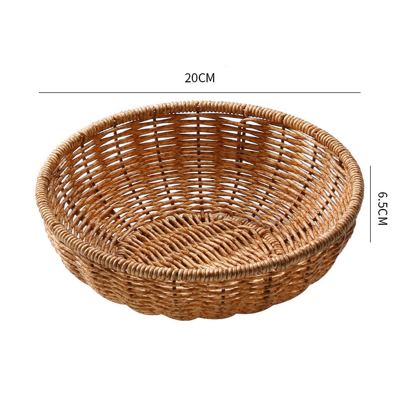 Handmade Natural Woven Fruit Bowl | High & Bury