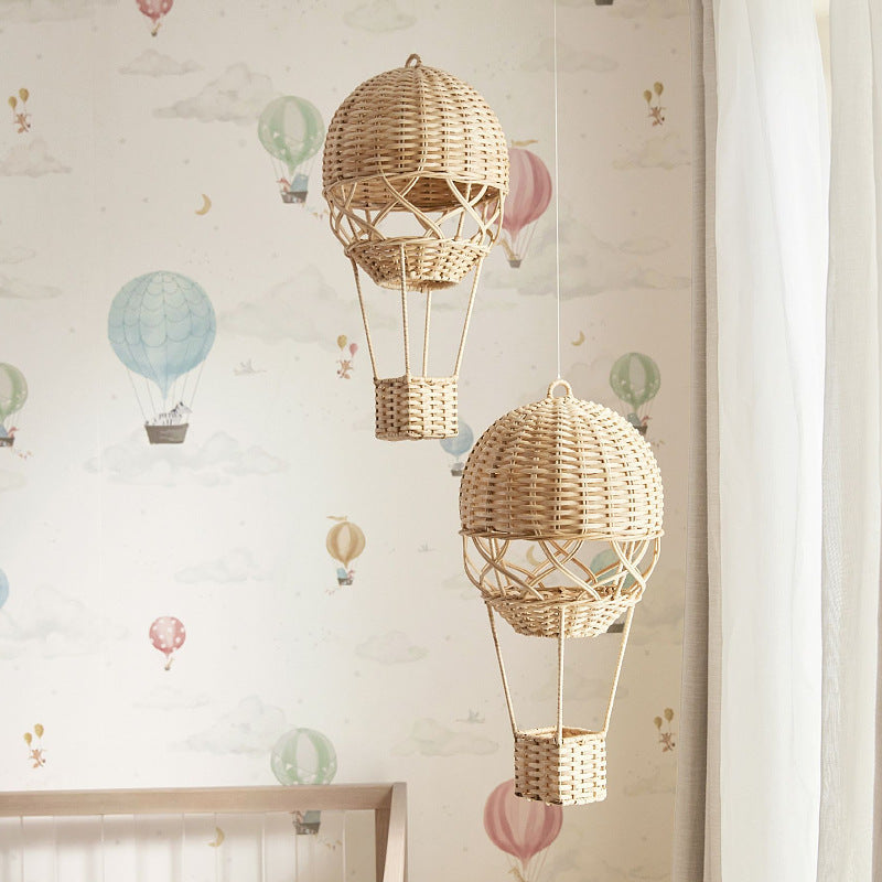 Handmade Pendant Lamp in Hot Air Balloon Design | High & Bury