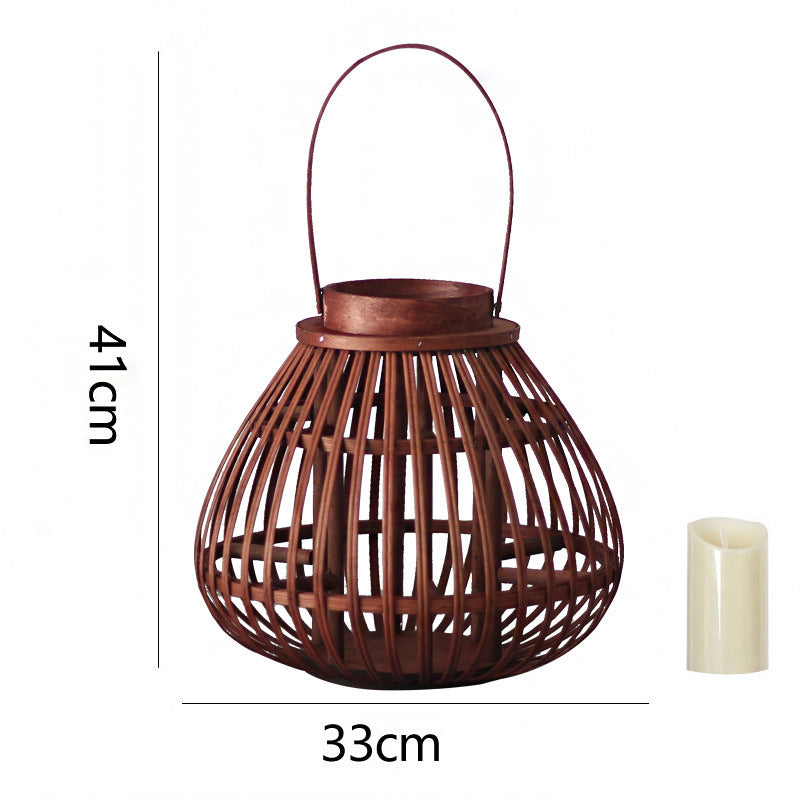 Handmade Rattan Lantern | High & Bury