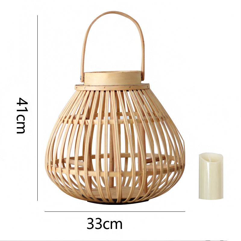 Handmade Rattan Lantern | High & Bury