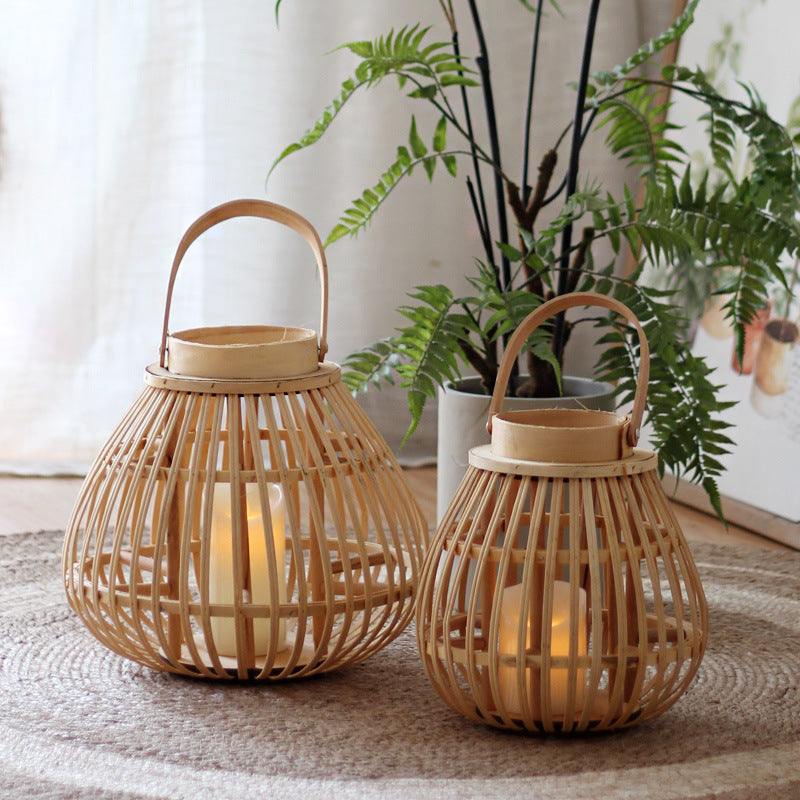 Handmade Rattan Lantern | High & Bury