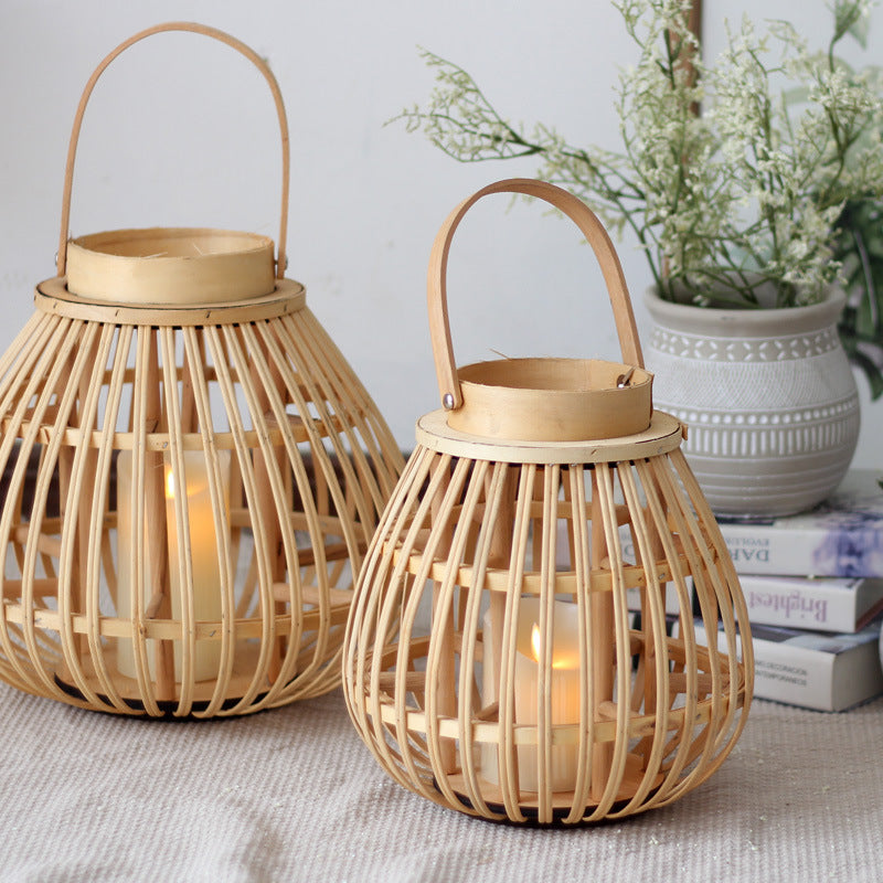 Handmade Rattan Lantern | High & Bury