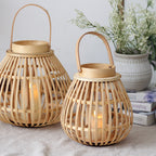 Handmade Rattan Lantern | High & Bury