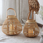 Handmade Rattan Lantern | High & Bury