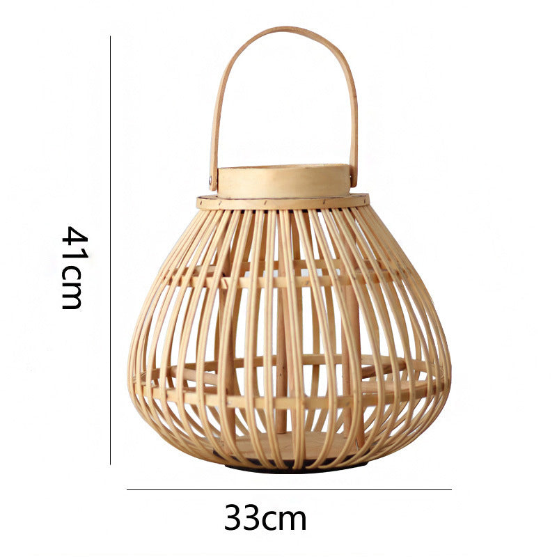 Handmade Rattan Lantern | High & Bury