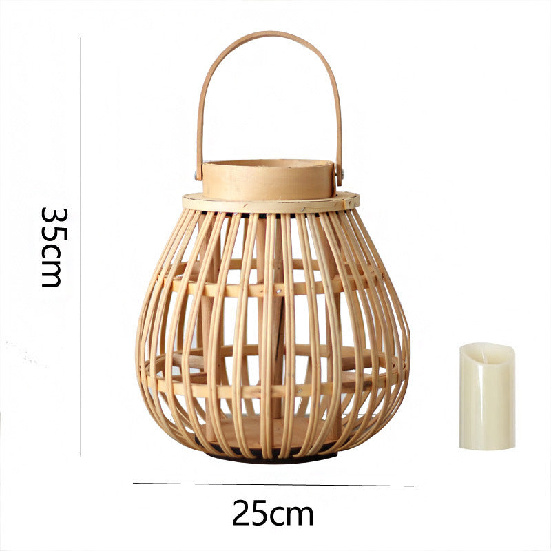 Handmade Rattan Lantern | High & Bury