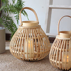 Handmade Rattan Lantern | High & Bury
