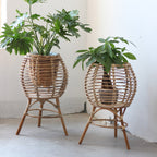 Handmade Rattan Stool | High & Bury