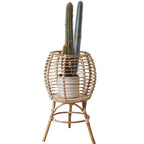 Handmade Rattan Stool | High & Bury