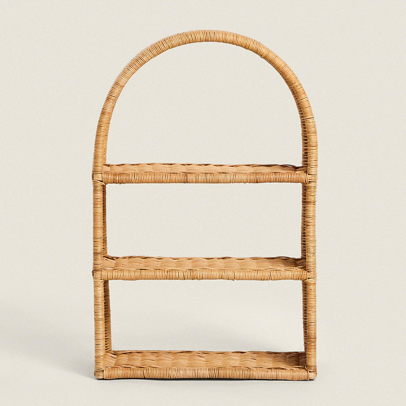 Handmade Shelf made of Woven Rattan | High & Bury