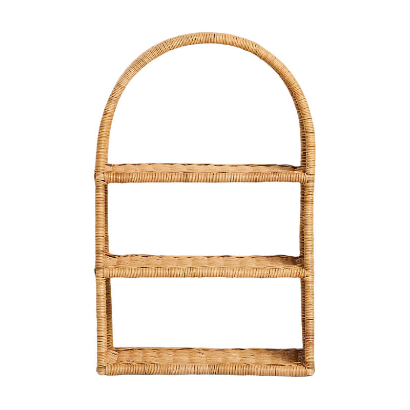 Handmade Shelf made of Woven Rattan | High & Bury