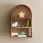 Handmade Shelf made of Woven Rattan | High & Bury