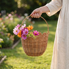 Handmade Storage Basket for Dolls | High & Bury