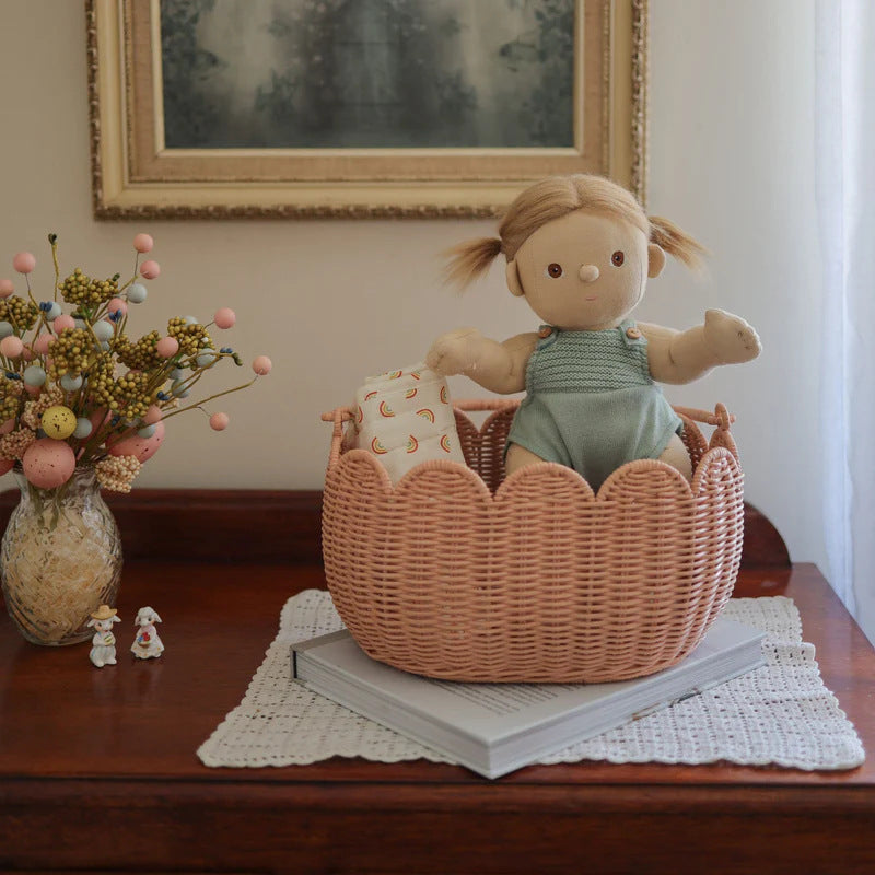 Handmade Storage Basket for Dolls | High & Bury
