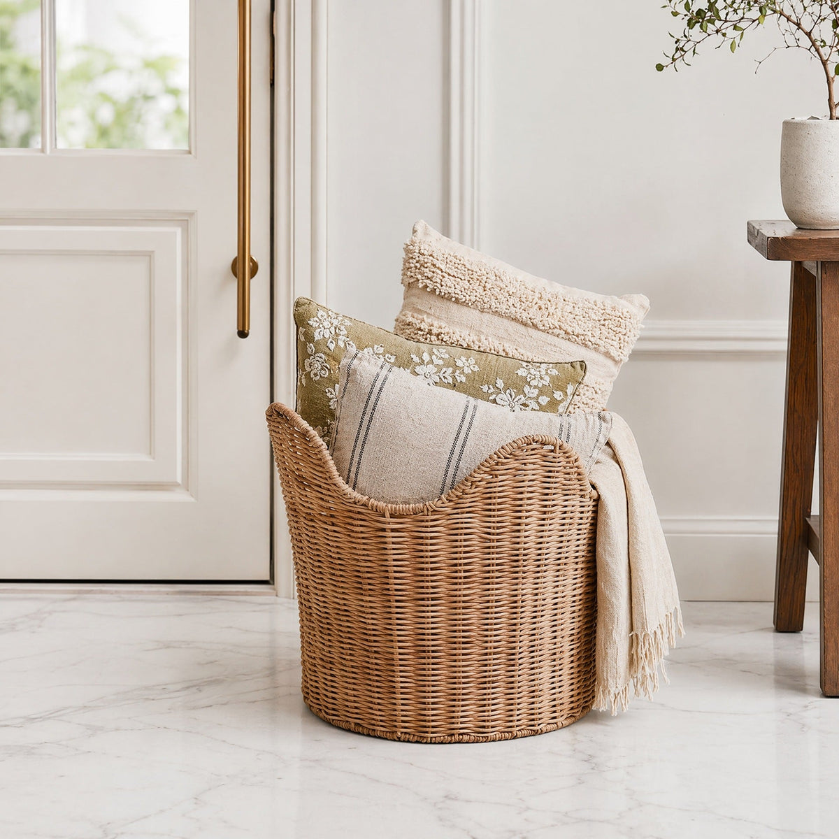 Handmade Storage Basket in Contemporary Design | High & Bury