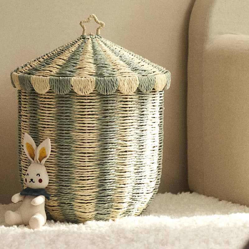 Handmade Storage Basket in Playful Design | High & Bury