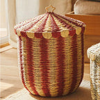 Handmade Storage Basket in Playful Design | High & Bury