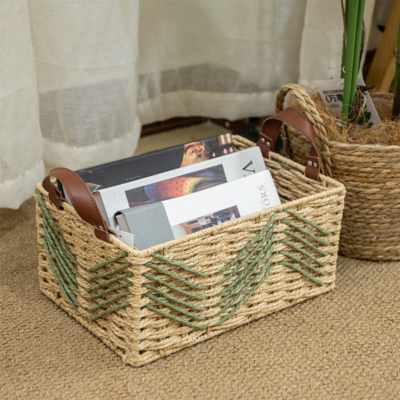 Handmade Storage Basket made of Natural Fibers | High & Bury