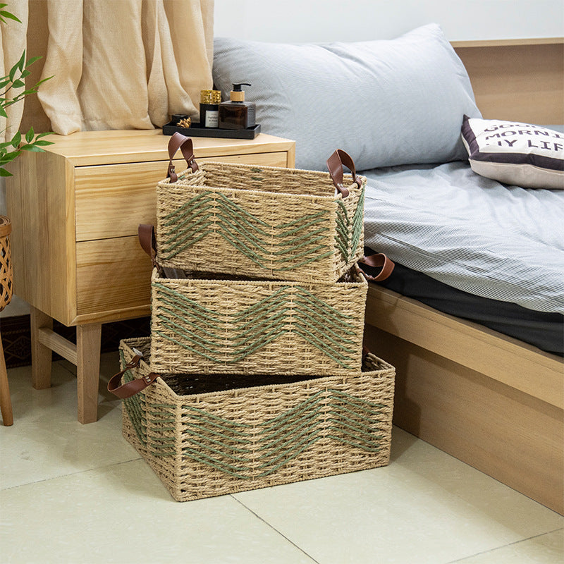 Handmade Storage Basket made of Natural Fibers | High & Bury