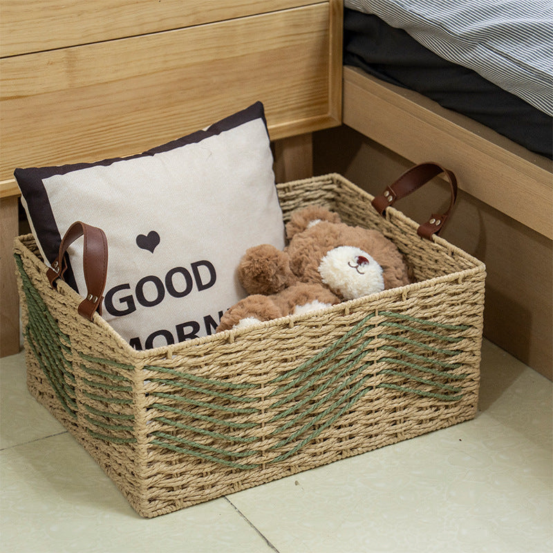 Handmade Storage Basket made of Natural Fibers | High & Bury