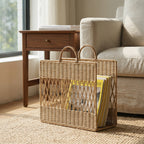 Handmade Storage Basket with Viewing Window | High & Bury