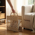 Handmade Storage Basket with Viewing Window | High & Bury
