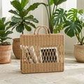 Handmade Storage Basket with Viewing Window | High & Bury
